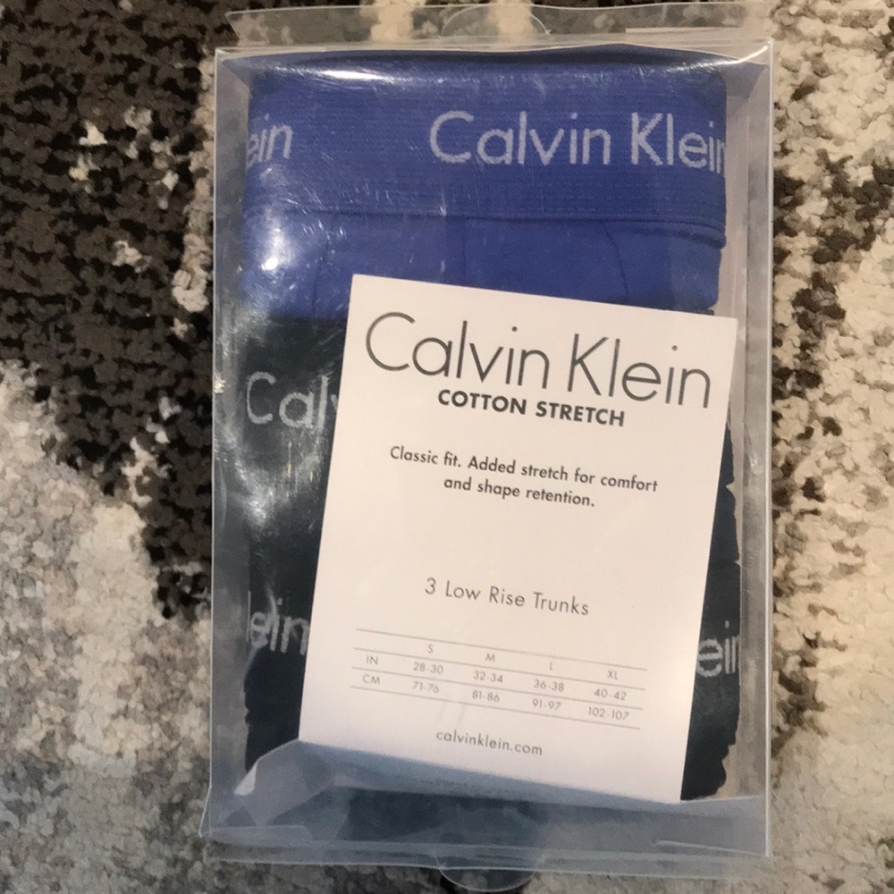 Calvin Klein pow rise trunks